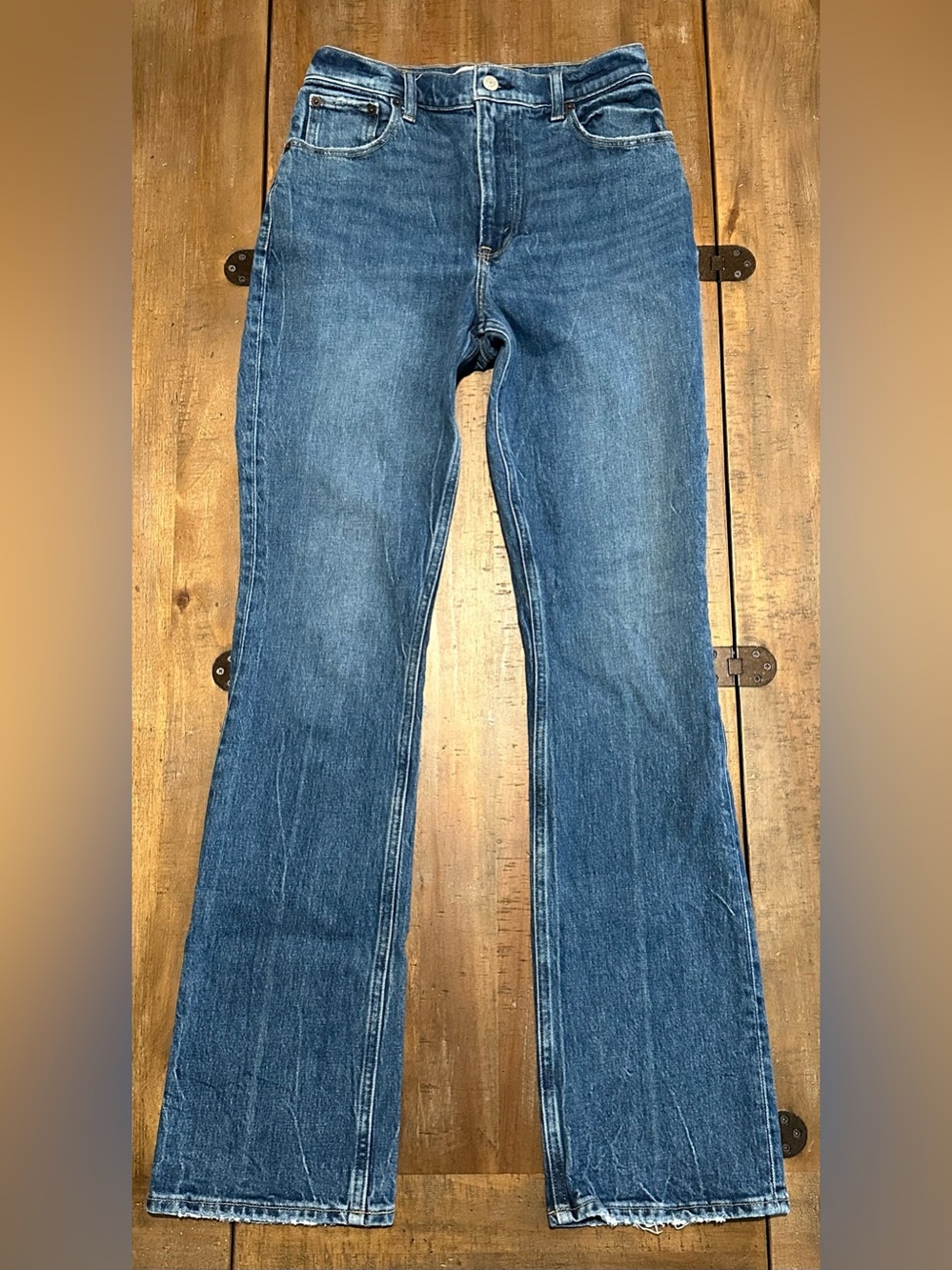 Abercrombie and Fitch 70s Vintage Flare Ultra High Rise Jeans